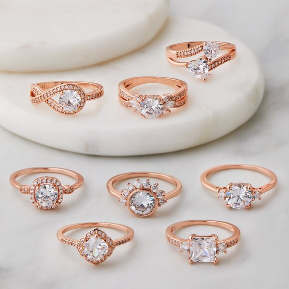 Rose Gold ring, 18k Rosegold finish From the Charmed Aroma - Picture 5 of 7